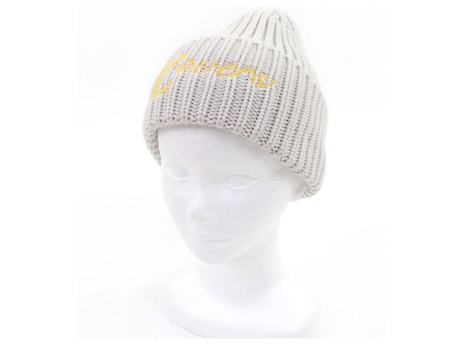 Louis Vuitton LV Birds Wool Beanie Brown Grey Yellow