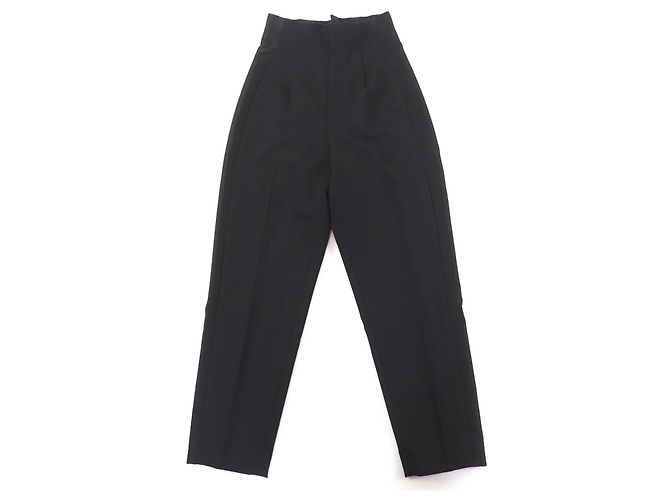 Louis Vuitton Wool Pants Black