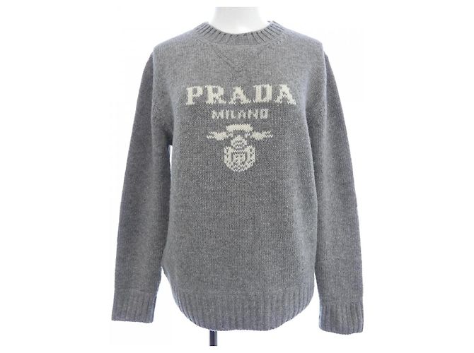 Prada Strick aus Kaschmir-Mischung Braun