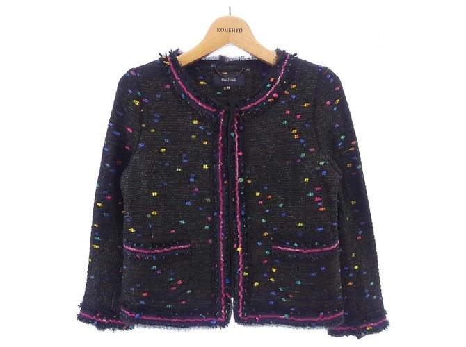 Autre Marque MACPHEE Collarless Jacket Black