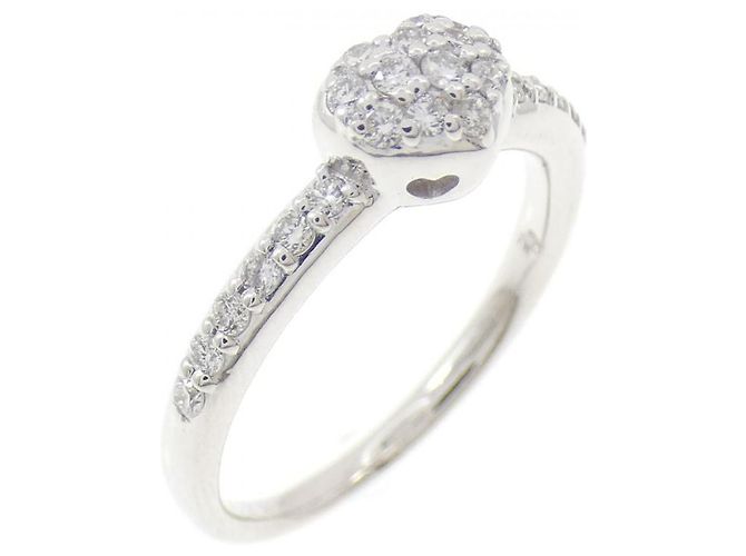 Autre Marque Ponte Vecchio Heart Au750 Diamantring Silber