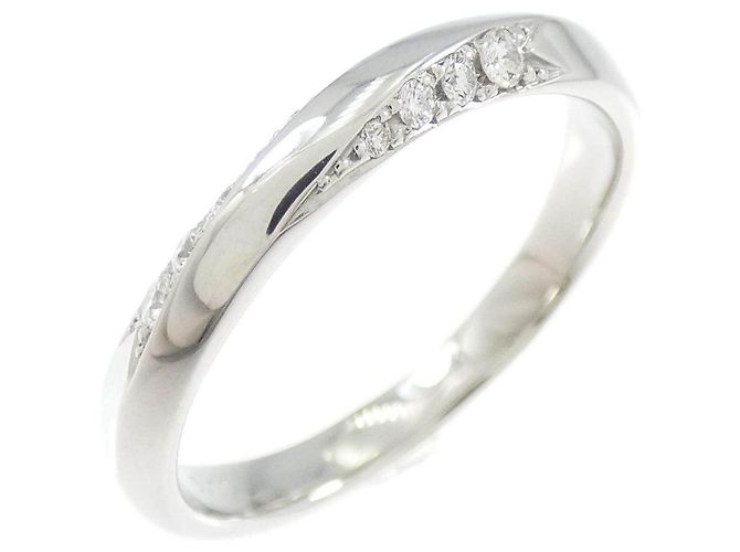 Autre Marque Anello in Pt900 con diamanti Argento