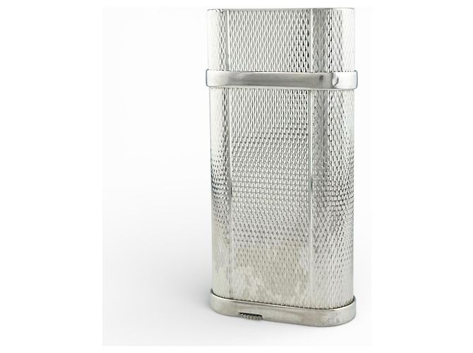 Cartier Godron Feuerzeug Silber