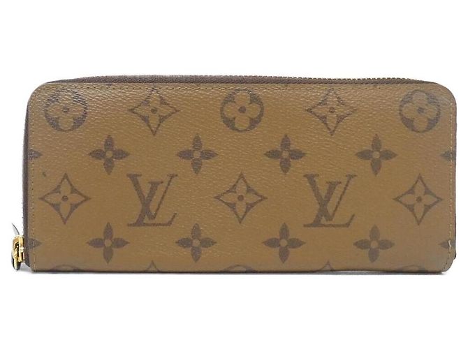 Cartera Larga Louis Vuitton Monogram Reverse Castaño