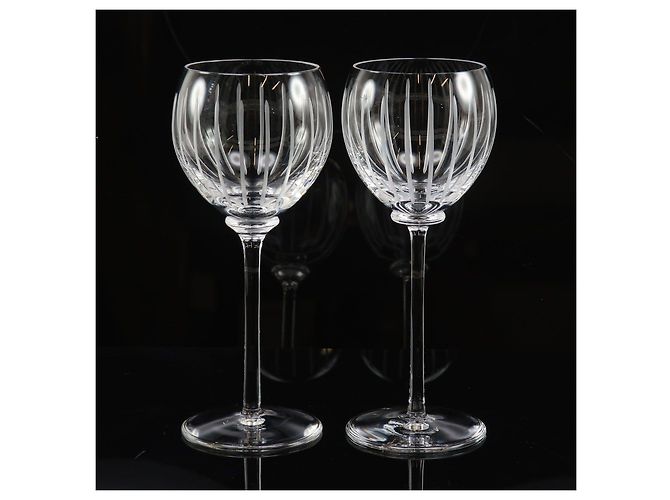 Hermès Fanfare Crystal Wine Glass