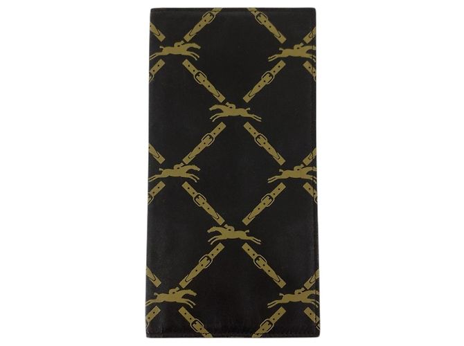 Portafoglio lungo in pelle Longchamp Marrone Senape