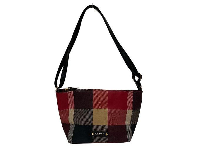 Autre Marque BLUE LABEL CRESTBRIDGE Schultertasche mit Karomuster Rot