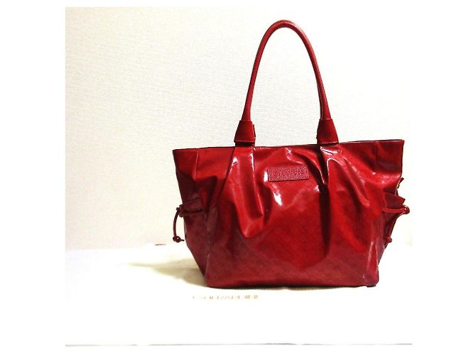 Autre Marque Bolso Tote de piel GHERARDINI SOFTY Roja