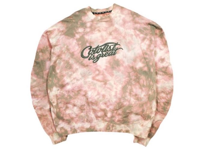 Autre Marque cvtvlist Usual Crewneck Cotton Sweatshirt Pink