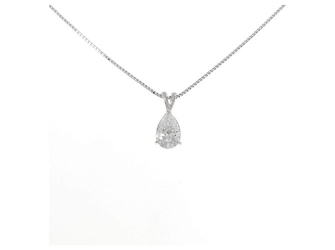 Autre Marque Collar de diamantes PT900 PT850 Plata