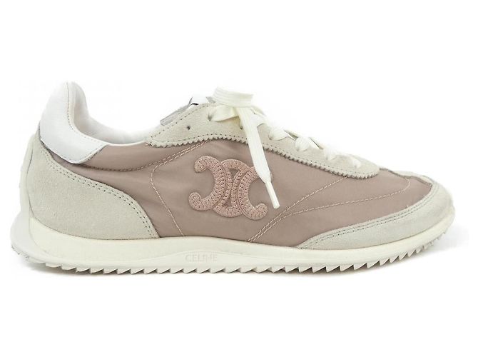 Céline Sneaker Basse Celine Racer
Sneaker in nylon e pelle di vitello Marrone