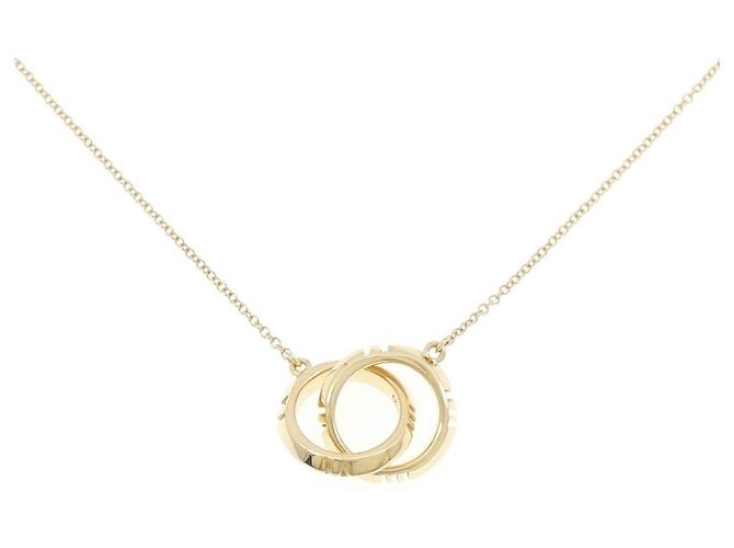 Tiffany & Co Collana Tiffany X Closed Interlocking in oro giallo 750 D'oro