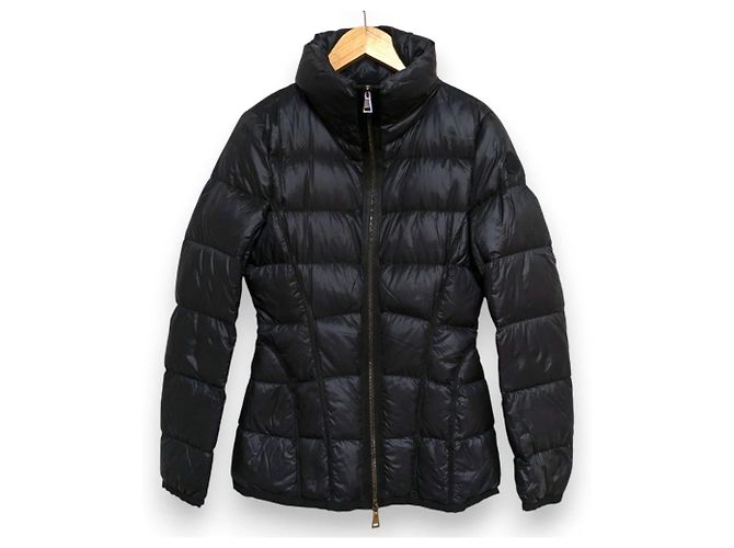 Moncler BELLARDIE Nylon Short Down Jacket Black