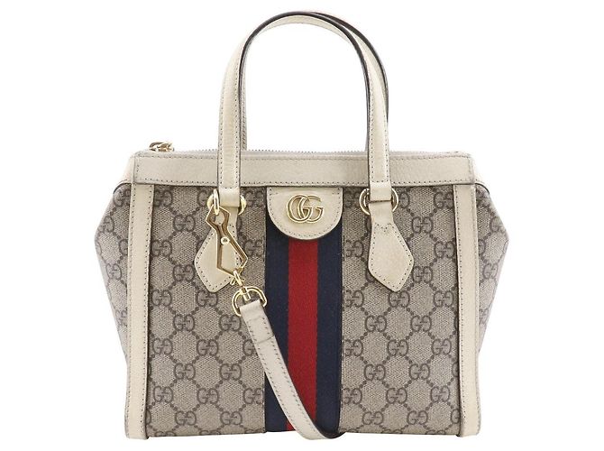Borsa 2way Gucci Ophidia GG Supreme Beige