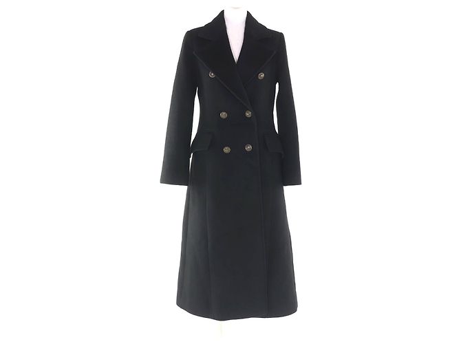 Autre Marque MAX&CO Wool Blend Coat Black