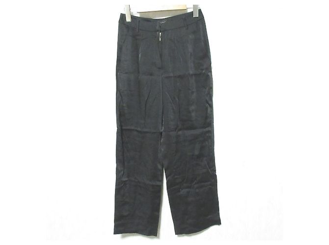 Autre Marque Styling Satin Pants Schwarz