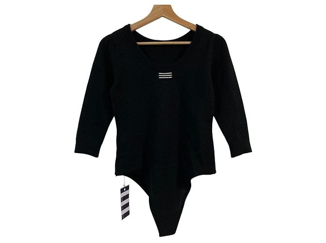 Autre Marque Bodysuit de punto BORDERS at BALCONY Negro