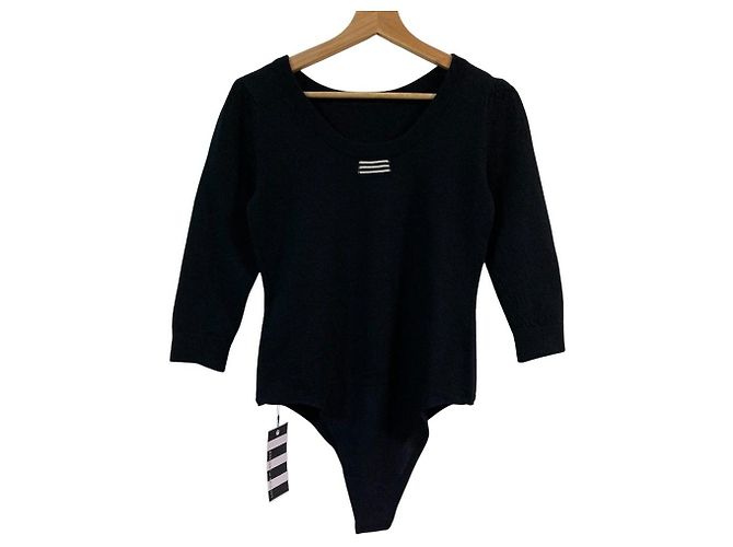 Autre Marque Bodysuit de punto BORDERS at BALCONY Azul Azul marino