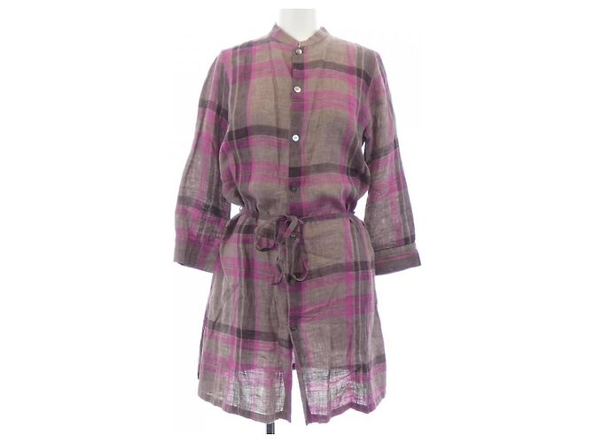 Autre Marque Camicia in cotone Pallas Palace Marrone Rosa