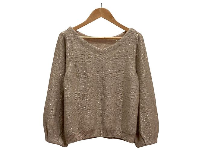 Autre Marque Loulou Willoughby Strickpullover Beige