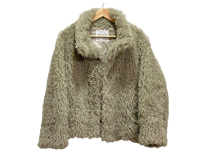 Autre Marque Mystrada Eco Fur Jacket Beige