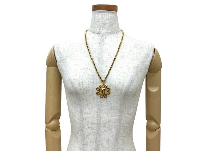 Collier Chanel Coco Mark Doré