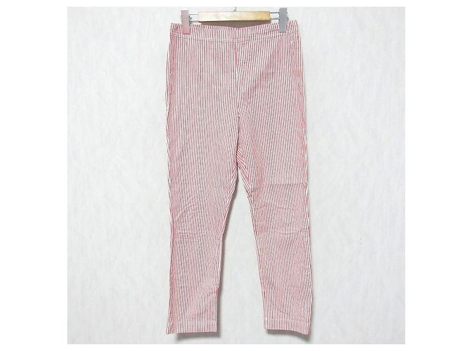 Autre Marque 45R Easy Slim Pants Blanc Rouge
