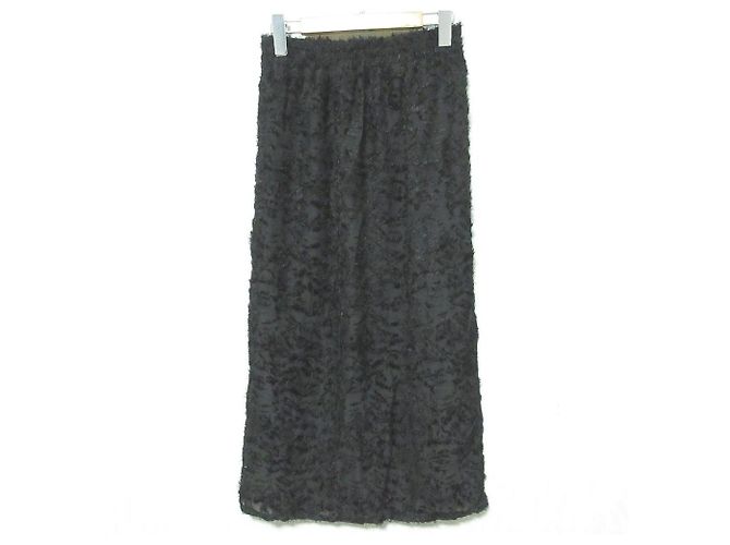 Autre Marque BAYFLOW Jacquard-Rock mit Fransen Schwarz