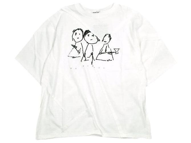 Camiseta de algodón UNDERCOVER con estampado Random Darts Blanco