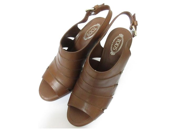 Tod's Sandales à talons TOD’S Marron