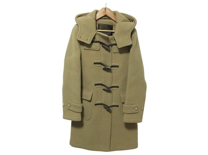 Mackintosh Wool Coat Beige Camel