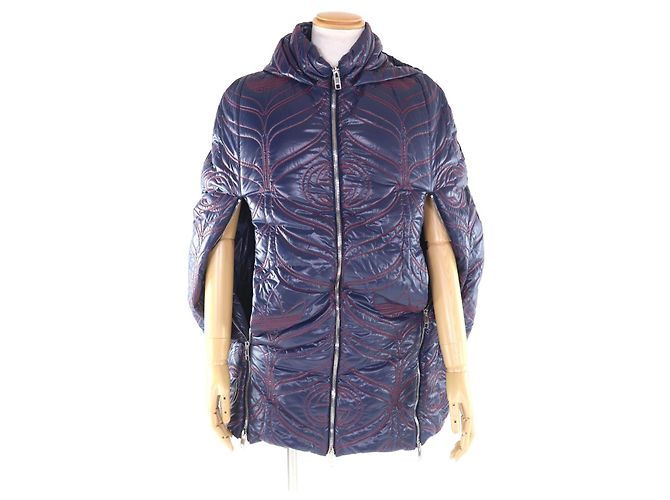 Gucci×adidas Nylon Poncho Blue Navy blue