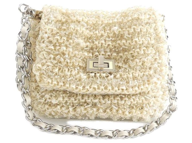 Autre Marque Borsa Anteprima PVC Wire 2way Argento