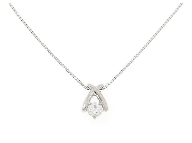 Autre Marque Collana di diamanti PT900 PT850 Argento
