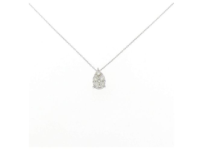 Autre Marque Colar de Diamantes PT950 PT850 Prata