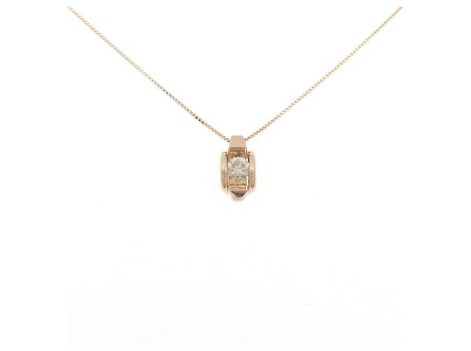 Autre Marque Collana di Diamanti Au750 Rosa