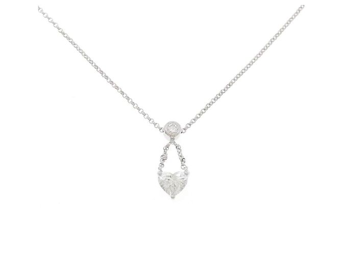 Autre Marque Collar de diamantes Pt900 Pt850 Plata