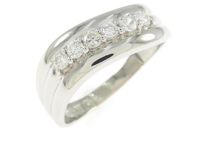 Autre Marque Ginza Tanaka Platin-Diamantring Silber