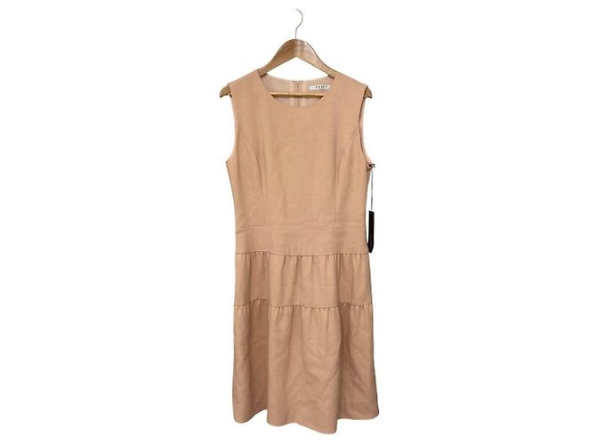 Autre Marque Vestido com camadas sem mangas FOXEY Bege