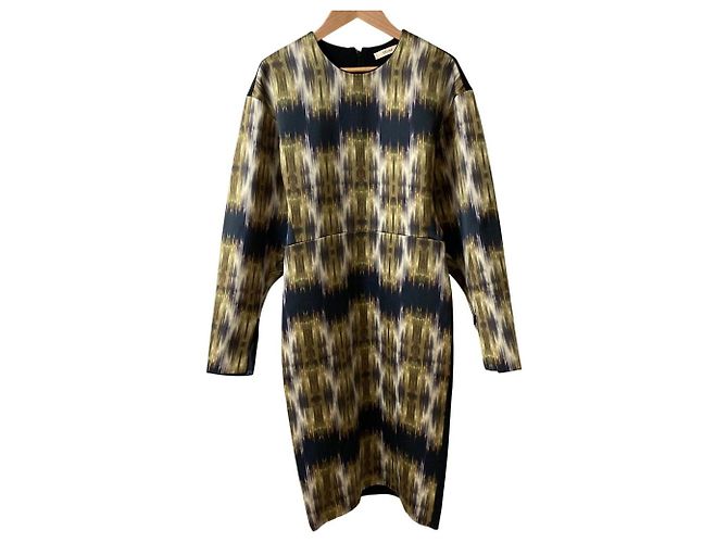 Céline Vestido con estampado Transfer CELINE Negro
