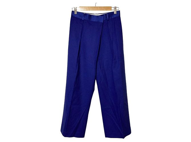 Paul Smith Tuck Wide Slacks Purple