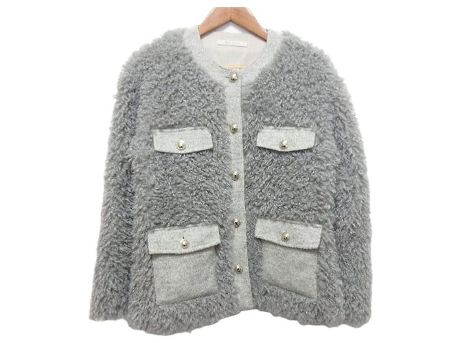 Autre Marque jena Poodle Fur Jacket Brown
