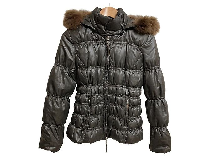 Autre Marque Trussardi Down Jacket Brown