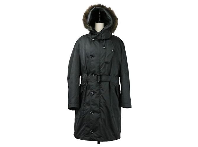Louis Vuitton VERITABLE PLUME D'OLE Sable Beaver Down Coat Negro