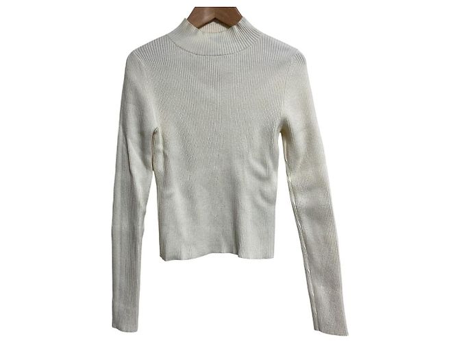 Autre Marque Pull en maille côtelée eimy istoire Blanc
