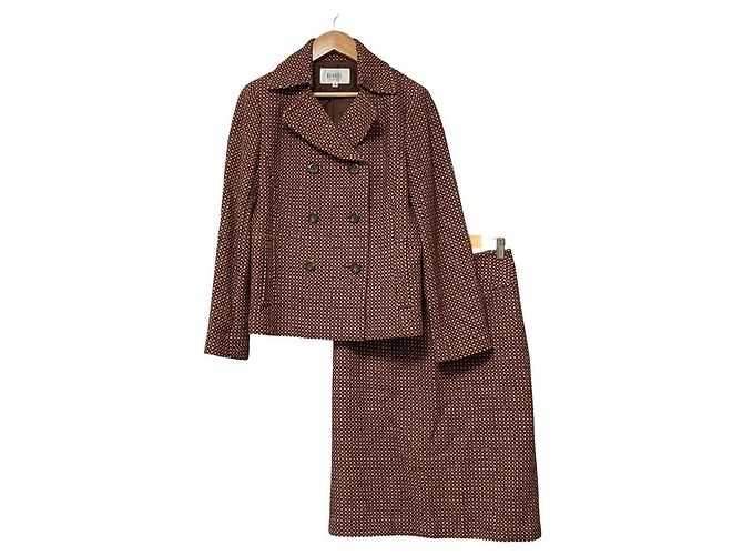 Autre Marque Jiyuku Anzug-Set Braun