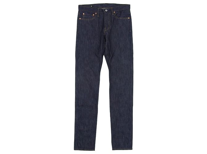 Autre Marque MINEDENIM Pantalones de denim de algodón S.Slim STR 5 Pocket Azul
