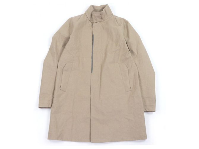 Autre Marque Herno Laminar 100% Linen Mantel Beige