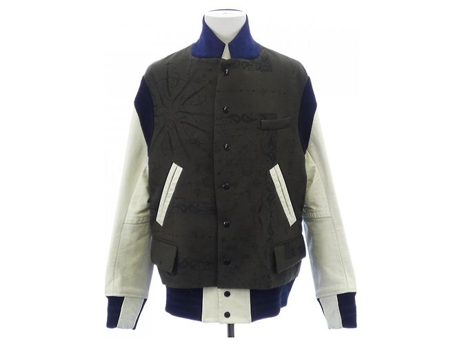 Blouson Sacai DR.WOO Beige Verde