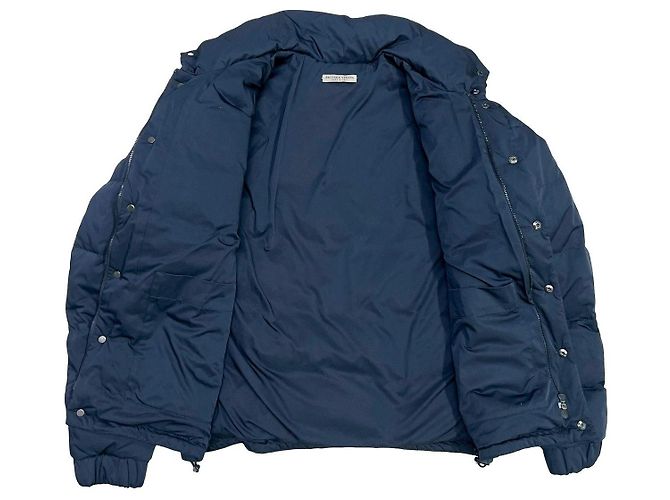 Bottega Veneta Down Jacket Polyester Outerwear Blue Navy blue